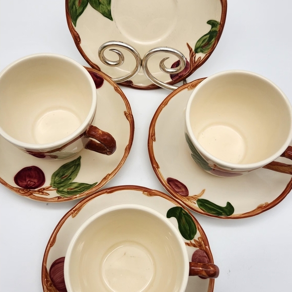 Vintage Franciscan Apple Pattern Tea Set. Oven Safe. - Picture 12 of 14
